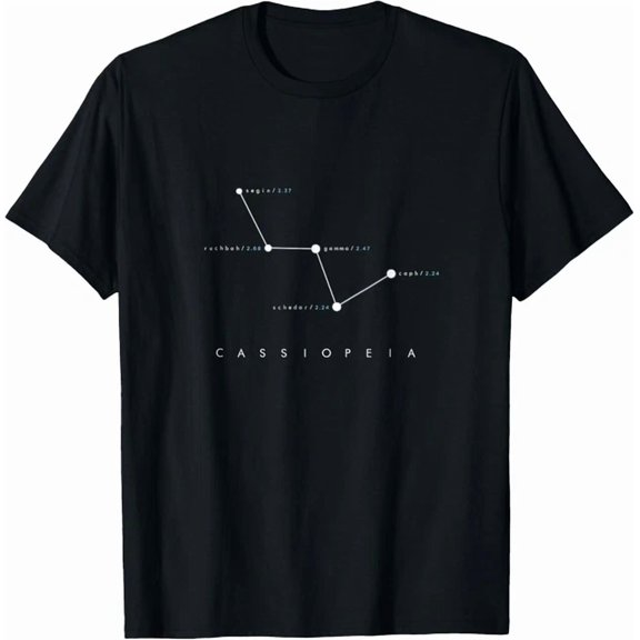 Cassiopeia Astronomy Stargazing Gift Unisex T-Shirt