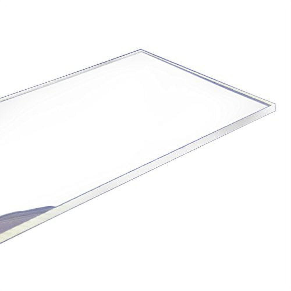 Cast Acrylic Sheet 0.25Inchx12Inchx12Inch Clear 1Sheet for Cosmetics,Aquarium,Window,Display