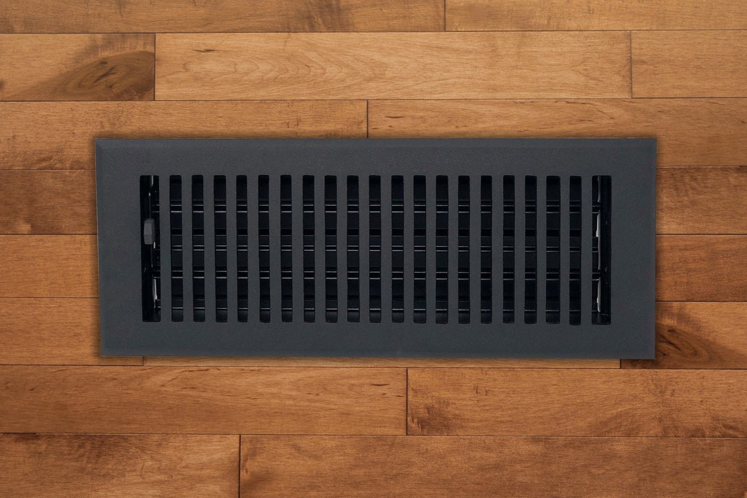 Black Cast Aluminum Contemporary Vent Cover 4 x 8