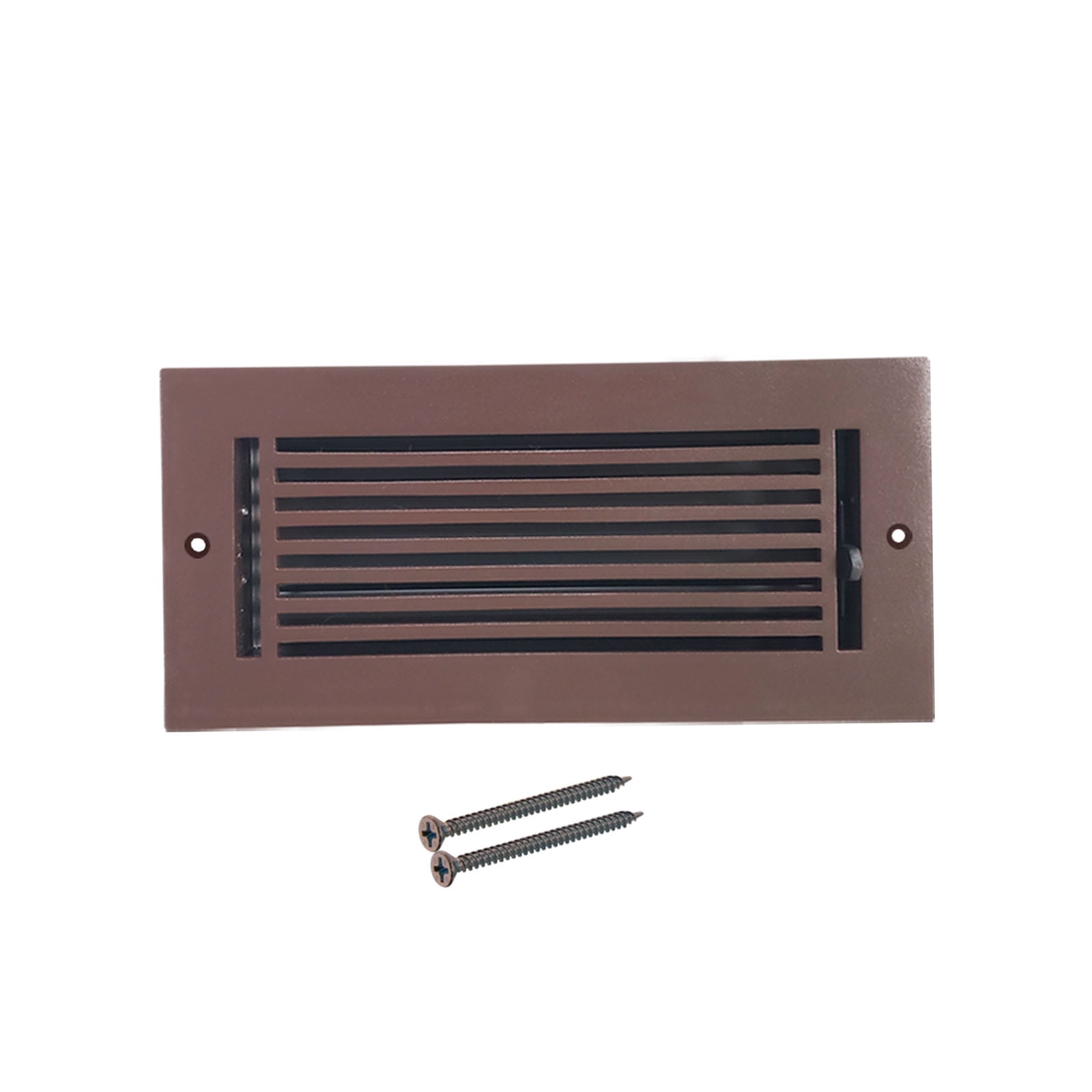 Cast Aluminum Floor Register Vent Covers with Holes and Matching Screws Powder Coated Floor