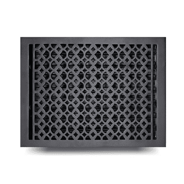 Cast Aluminum Floor Register with No Holes | Modern Design Heavy Duty Cast Aluminum Vent Covers | Air Vent Covers for Floors, Walls & Ceiling | Size 12" X 16" VR-100 | Back