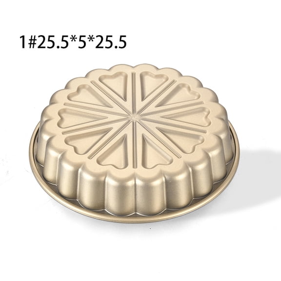 Cast Aluminum Fluted Tube Cake Pan – Non-Stick Flower Shaped Mold for Baking, 10-Inch