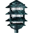 thumbnail image 1 of Cast Aluminum Four Tier Pagoda Light, Verde Green, 1 of 1