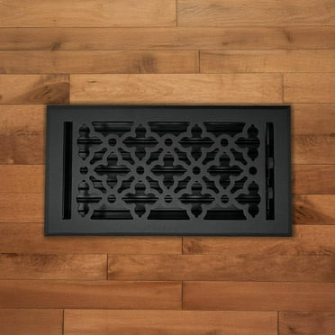 Cast Aluminum Gothic Vent Cover - Black