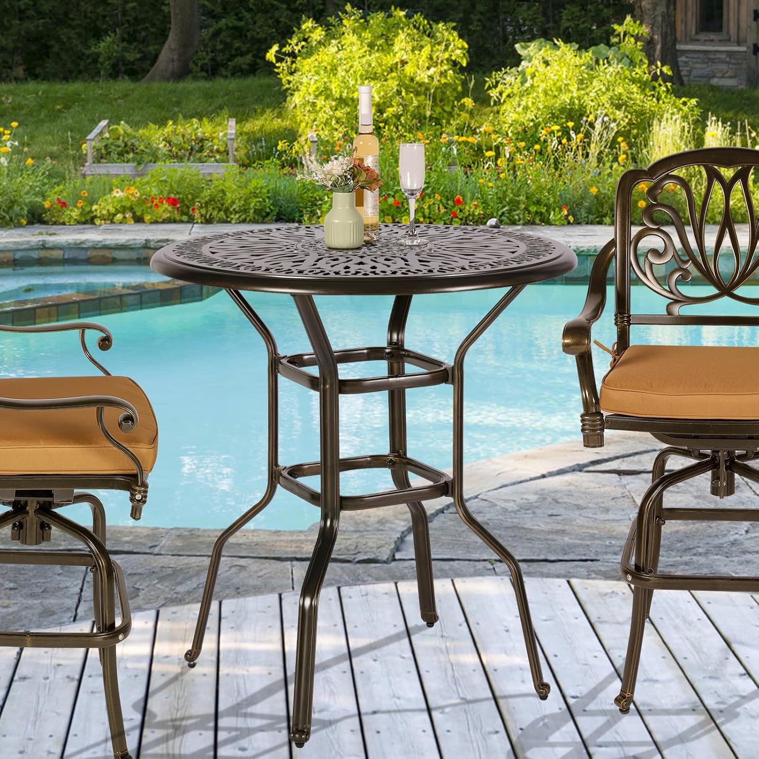 bartop patio umbrella table Bar Urban Wing Crafted from premium all Outdoor Patio Umbrella - Bed