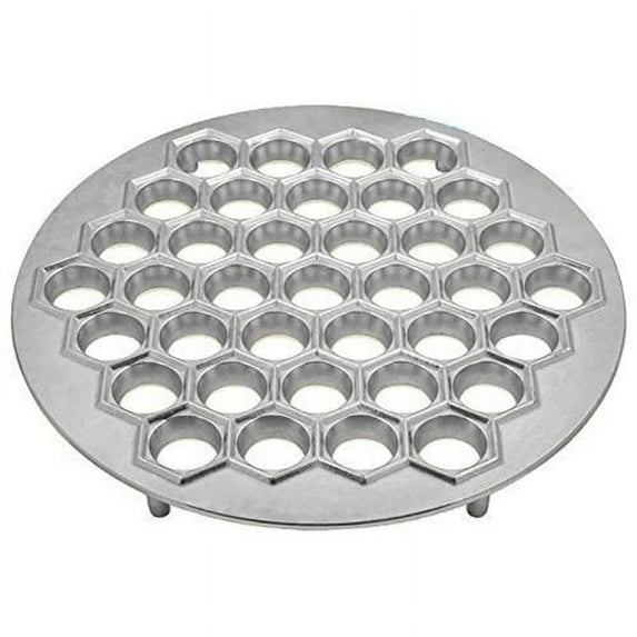 Cast Aluminum Ravioli Maker Pelmeni Form - Silver