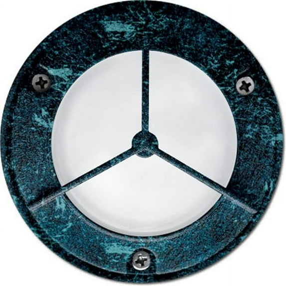 Cast Aluminum Surface Mount Brick, Step, Wall & Deck Light, Verde Green - 3.88 x 3.88 x 1.67 in.