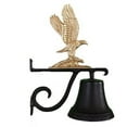 thumbnail image 1 of Cast Bell With Gold Bronze Eagle Ornament, 1 of 1