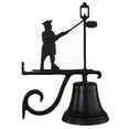 thumbnail image 1 of Cast Bell With Satin Black Lamplighter Ornament, 1 of 1