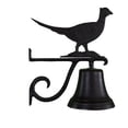 thumbnail image 1 of Cast Bell With Satin Black Pheasant Ornament, 1 of 1