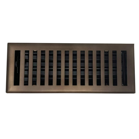 Cast Brass Contemporary Vent Covers - Oil Rubbed Bronze