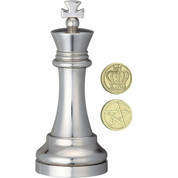 Cast Chess King Silver - Hanayama Metal Puzzle