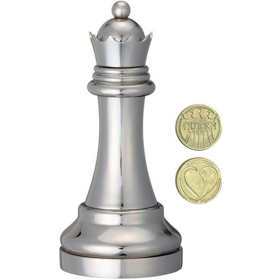 Cast Chess Queen Silver - Hanayama Metal Puzzle