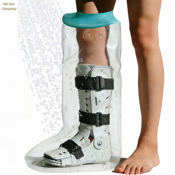 Cast Covers for Shower Leg, Waterproof Leg Cast Cover for Showering, Reusable Cast Protector for Shower Leg Adult, Soft Comfortable Cast Shower Cover Leg, Used for Bandages