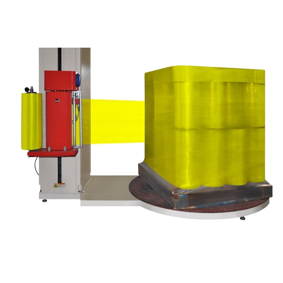 Cast Dark Yellow Machine Stretch Wrap Film 20" x 5000 feet x 63 Gauge 40 Rolls