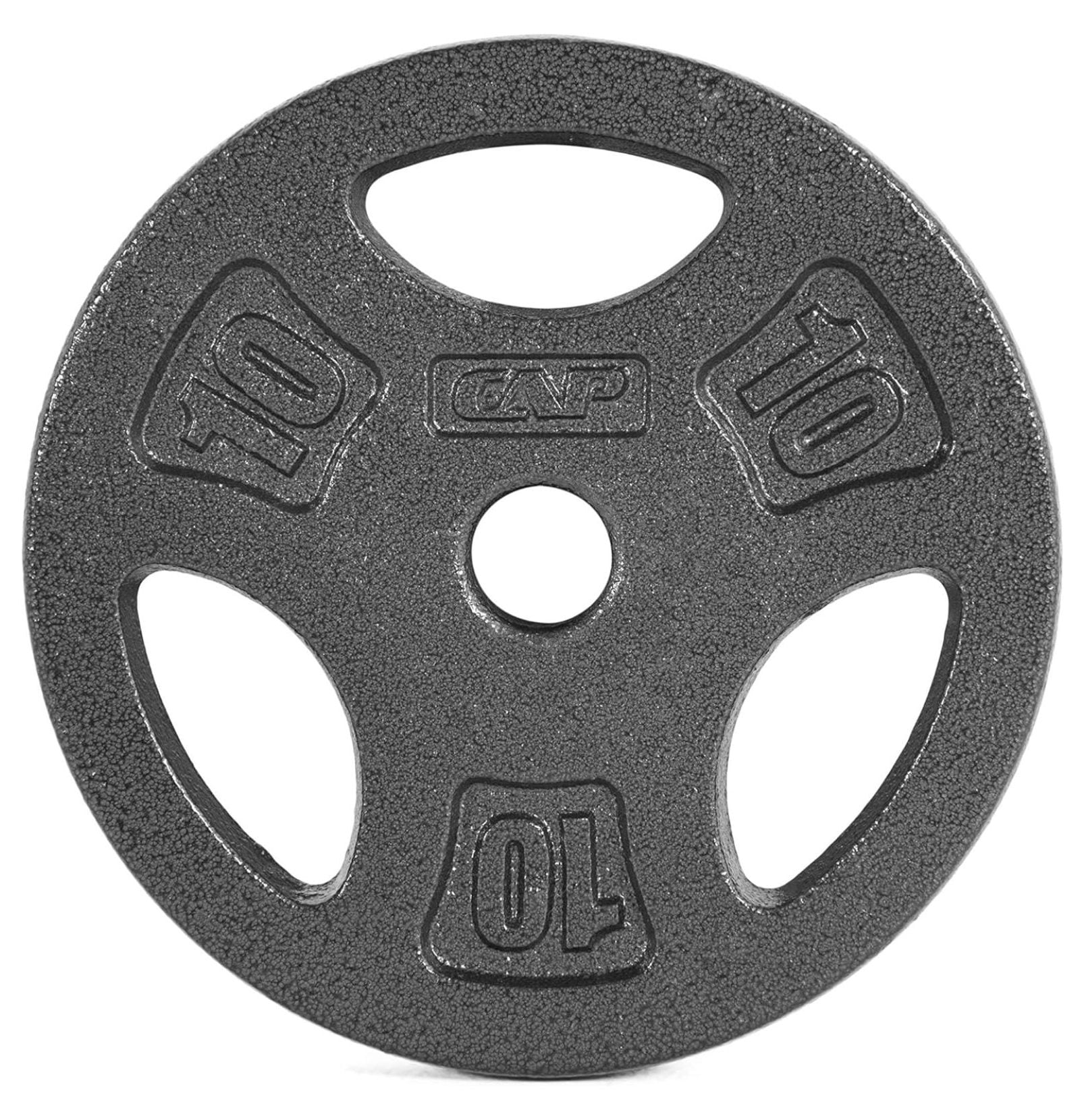 Heavy Duty Cast Iron Weight Plates – Rubber Coated For Grip, 1-Inch Center Hole, Multiple Weights Available For Home Gym & Strength Training