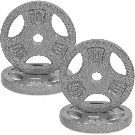 Cast Iron 1-Inch Standard Grip Plate for Strength Training, Muscle Toning, Weight Loss &  - Multiple Choices Available
