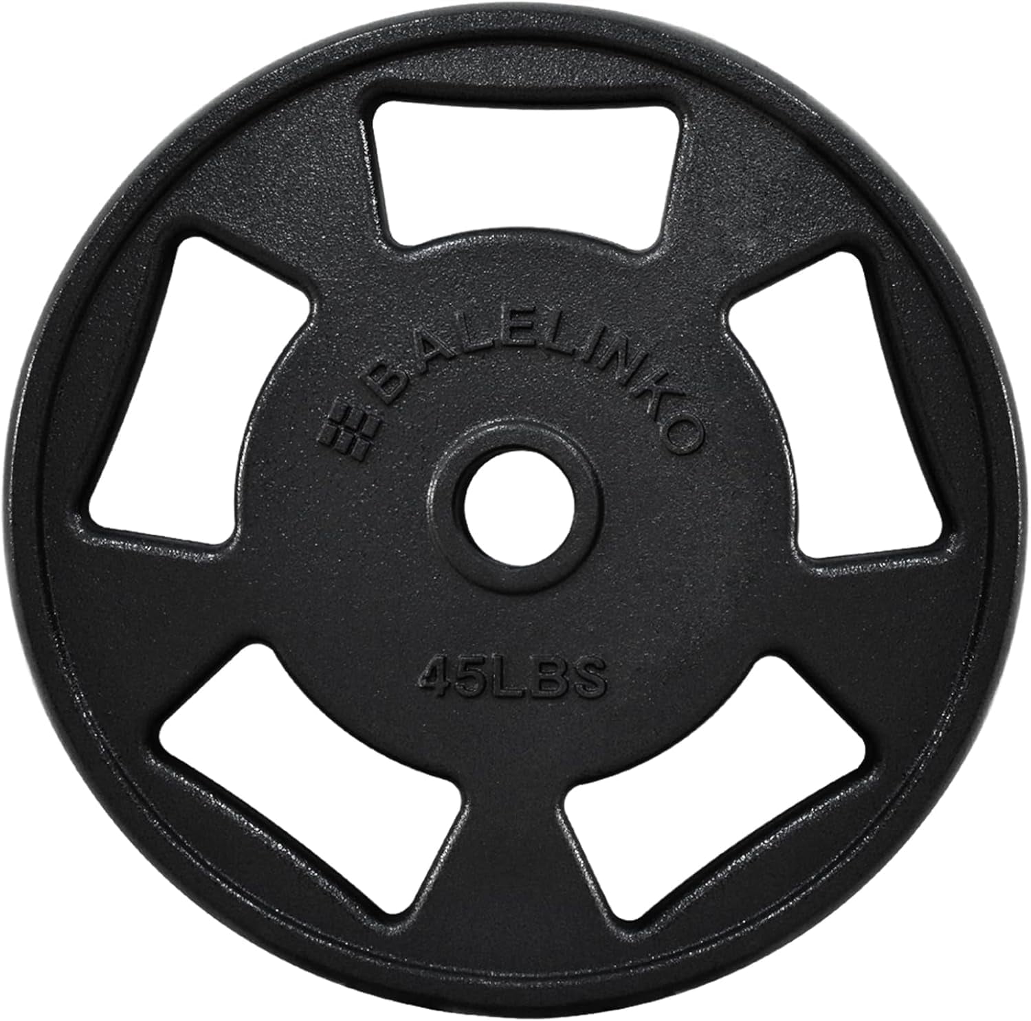 Cast Iron 2-Inch Olympic Grip Plate Weight Plate for Strength Training, Weightlifting and Crossfit