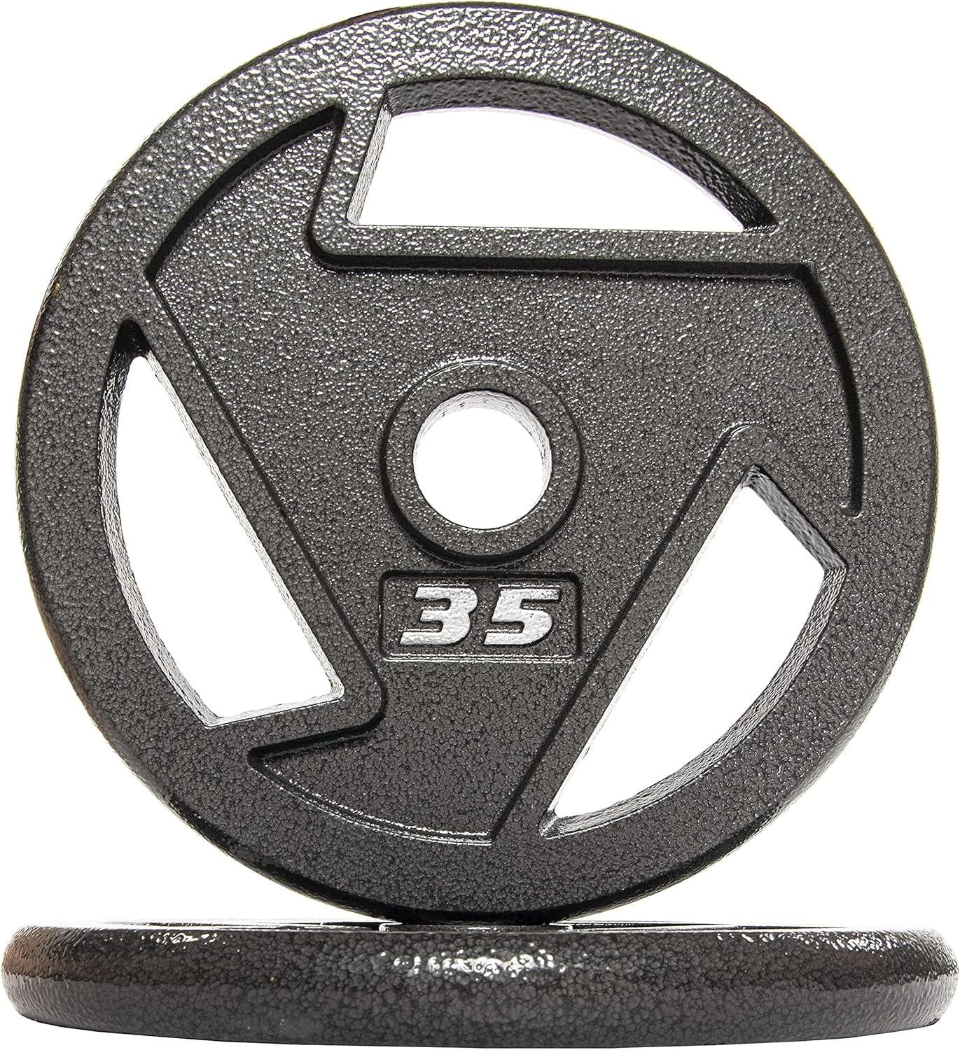 Cast Iron 2-Inch Olympic Weight Plate for Strength Training ...