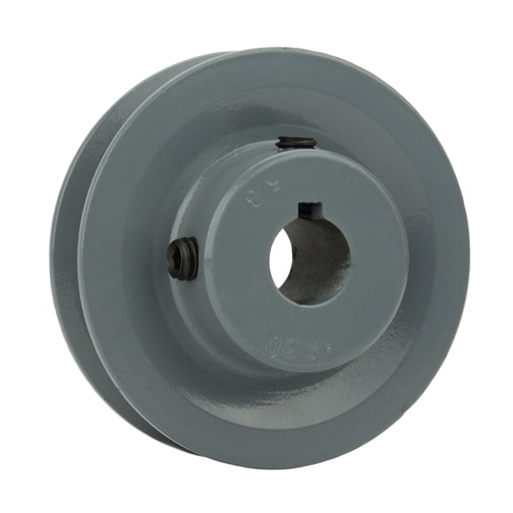 Cast Iron 3 " Single Groove V Style Section A Belt 4L for 5/8 " Shaft Pulley