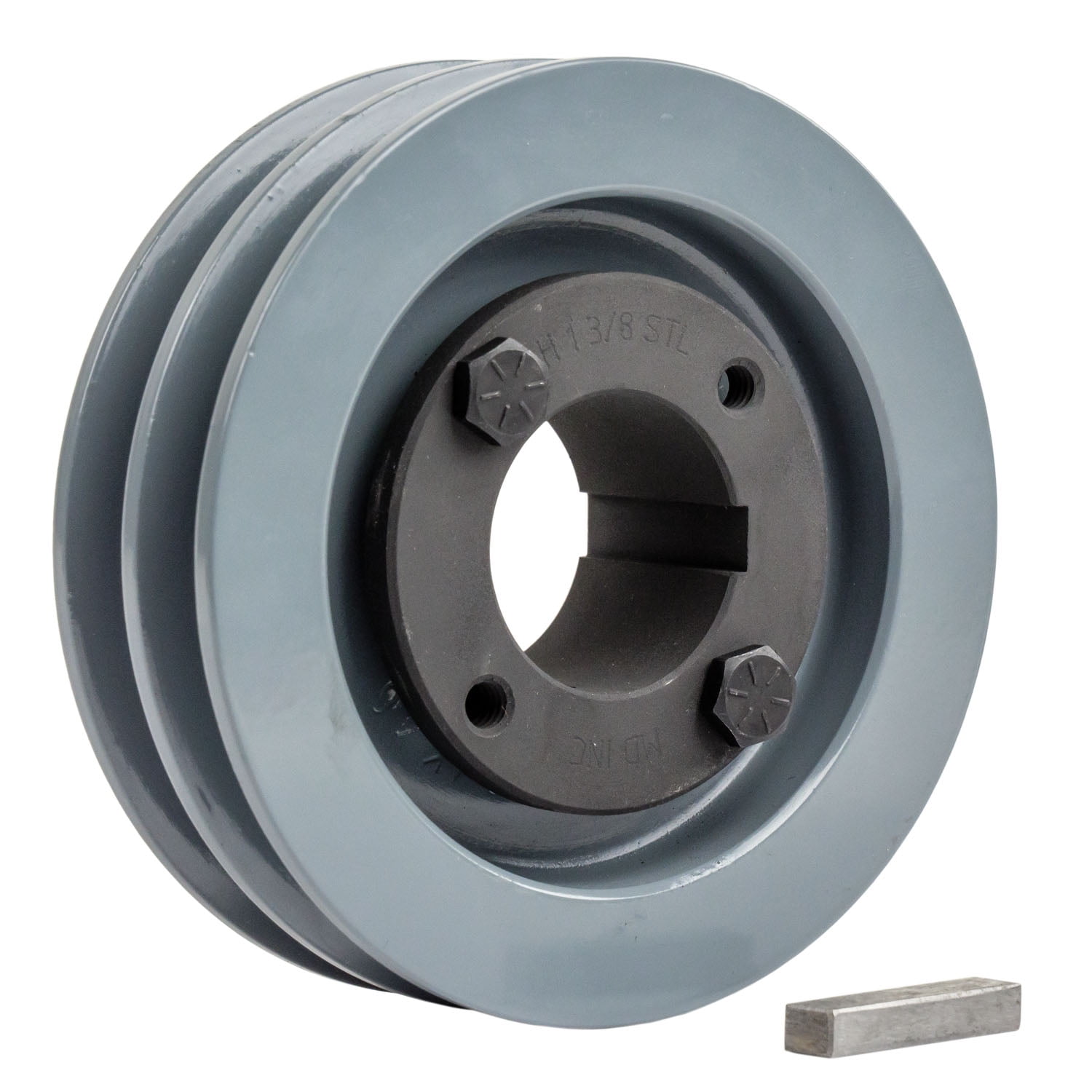 Poulie En Fonte Double Gorge 5.5" Section A 4L Avec Douille 1-1/8" | Référence 2AK56H/H1-1/8 | Neuf
