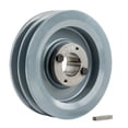 thumbnail image 1 of Masterdrive Cast Iron 5.75" Dual Groove Pulley Belt B Section 5L with 1-3/8" Sheave Bushing 2BK60H, 1 of 1