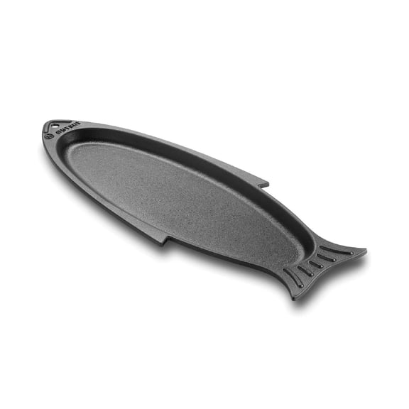 Cast Iron 7.28" Fish Grill Pan