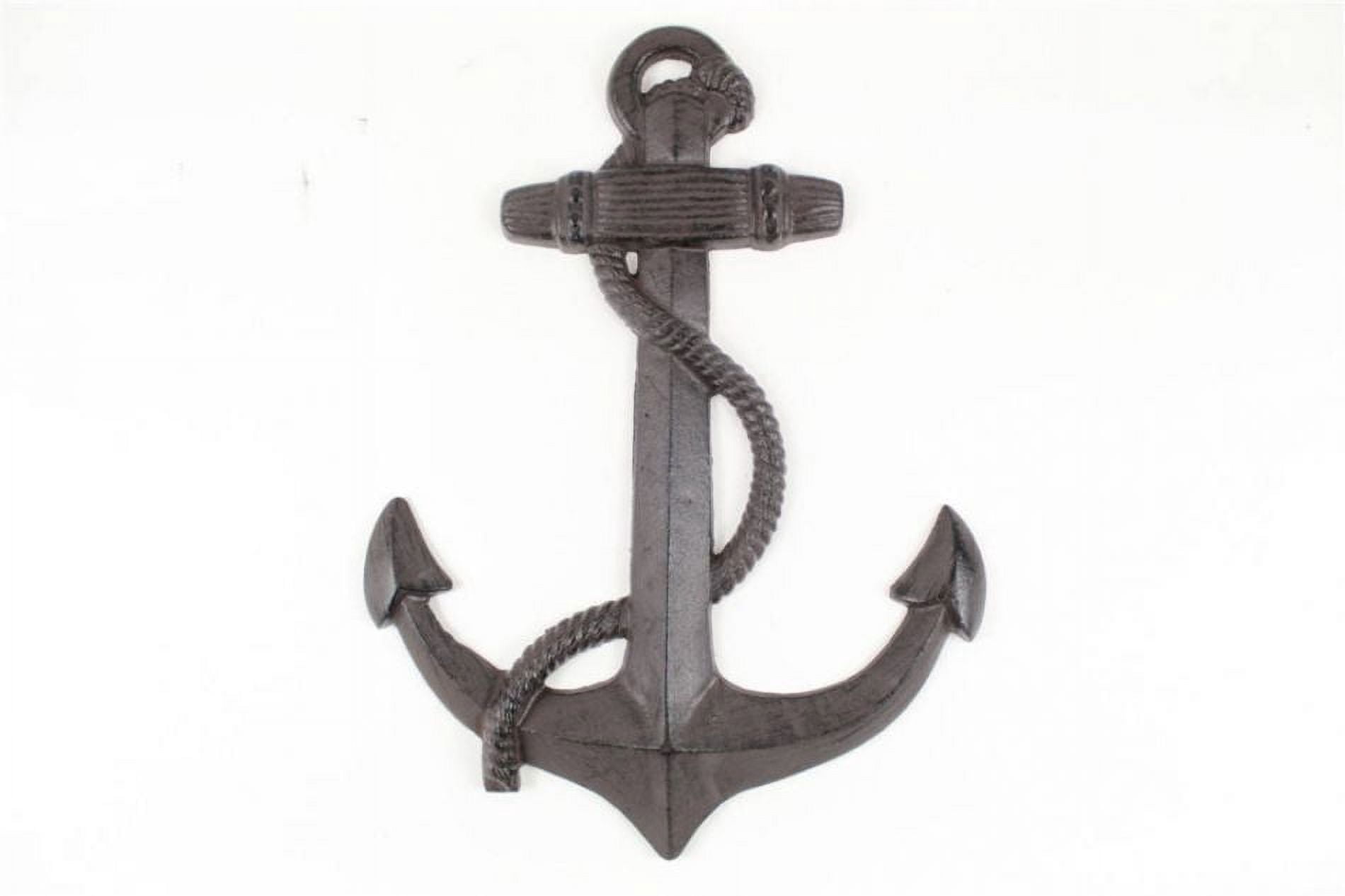 Handcrafted Model Ships K-0137-Cast-Iron Cast Iron Anchor 17&Quot;