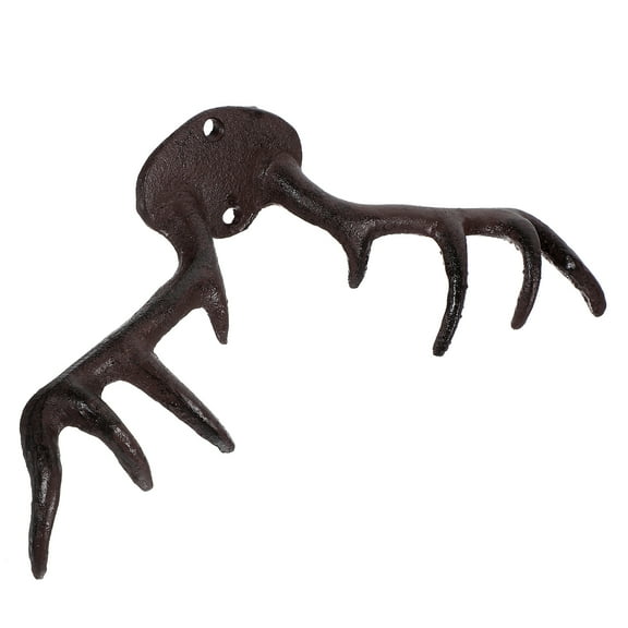 Cast Iron Antler Hook Delicate Wall Home Decor American Style Home+decor Household Metal Clothes Hanger Deer Antlers