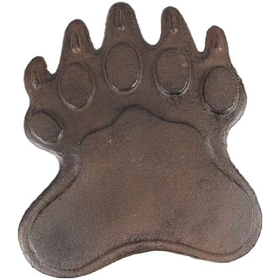 Cast Iron Bear Garden Stepping Stone$$Garden & Patio