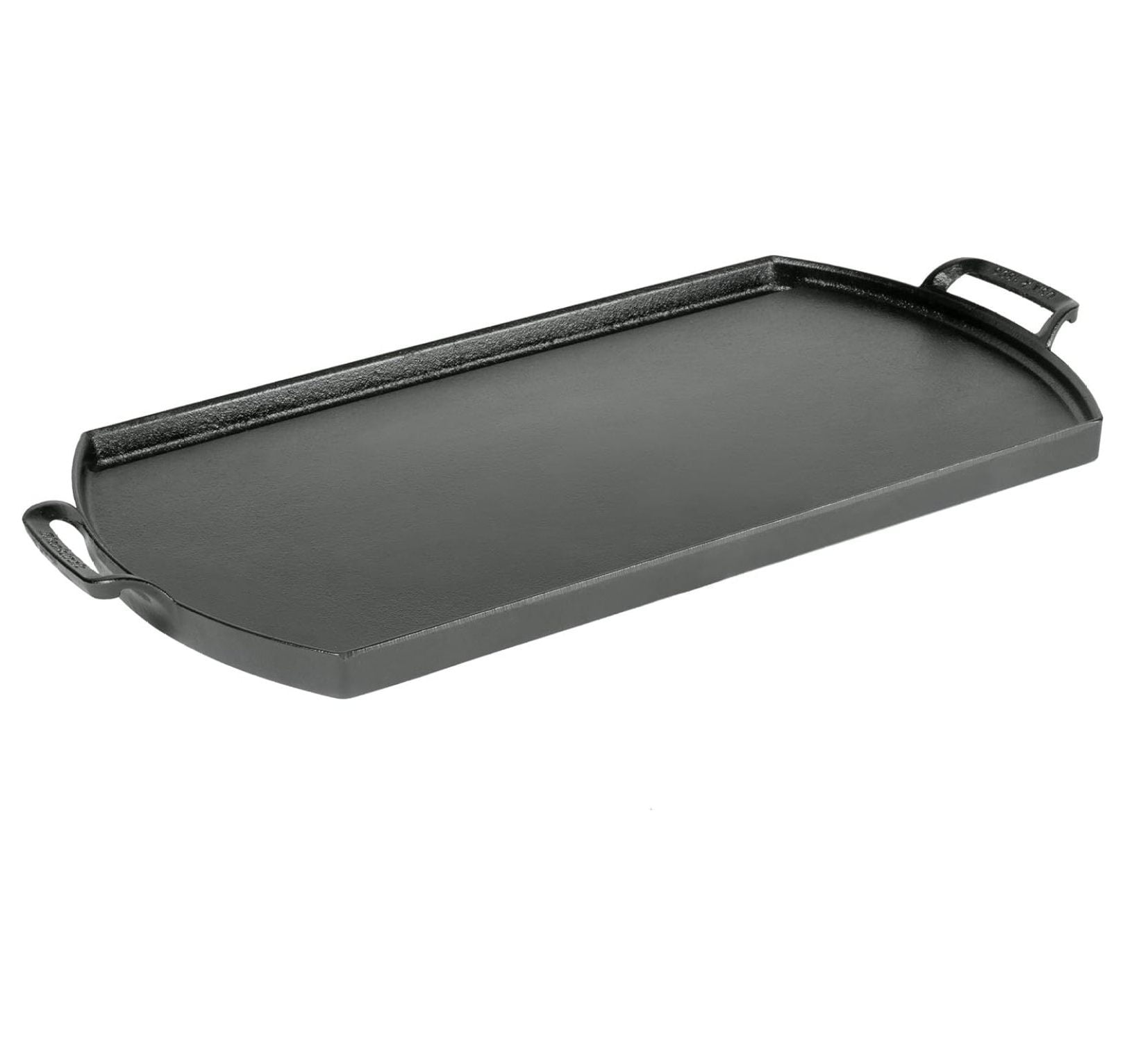 Cast Iron Blacklock Double Burner Rectangular Griddle - 10 in x 20 in