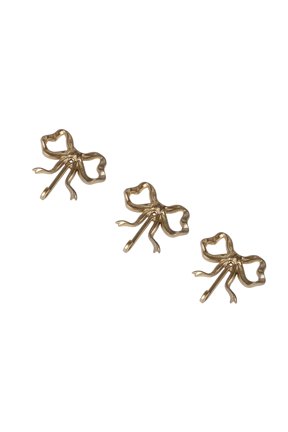 Sterling & Noble Home Gold Cast Iron Bow Design 3 PC Indoor Wall Hooks