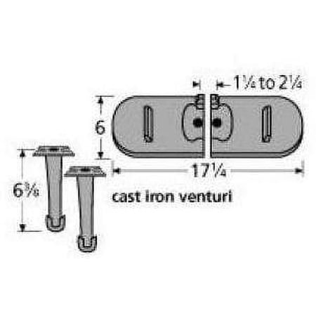 Cast Iron Burner Replacement for Select Falcon and Olympia Gas Grill Models