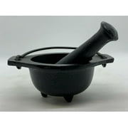 Cast Iron Cauldron with Pestle - Perfect for Smudging and Cone Incense