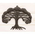 thumbnail image 1 of Cast Iron Celtic Tree of Life With Detailed Branch And Root Systems Wall Decor, 1 of 3