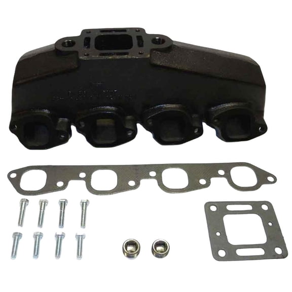 Cast Iron Center Rise Exhaust Manifold Compatible with 1981-2002 MerCruiser MCM MIE 7.4L 454 8.2L 502 CID Big Block V8 Replaces 807078A2 807078A6 807078T09