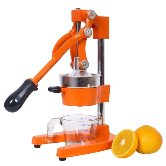 Deiokin Cast Iron Citrus Juicer, Extra-Large Commercial Grade Manual Hand Press for Fresh Orange, Lemon and Pomegranate Juice