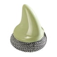 thumbnail image 1 of Cast Iron Cleaner Scrubber with Detachable Handle,Kitchen Scrub Brush ,Scrubber For Cookware,Scrubbing Sponge Scrub Brush to Clean Pan,Skillet,Grill,Sinks,2.36x3.54 inch(Green), 1 of 6