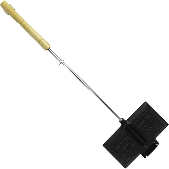 Cast Iron Cooker - Pre-Seasoned Pie Iron Sandwich Maker with Heat-Resistant, Removable Handles, Easy-to-Clean for Toasted Pies, Grilled Sandwiches, and Meats, For Campfire Cooking