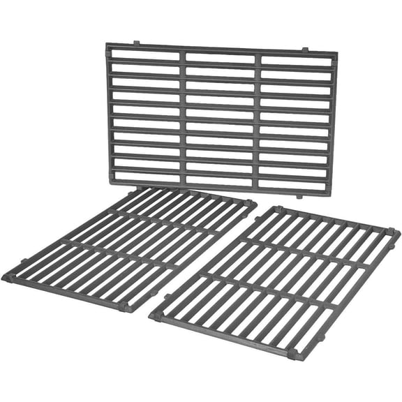 Cast Iron Cooking Grate for Weber Genesis II and Genesis II LX 400 Series Gas Grills - Grill Grid Grate for Genesis 2022 Genesis E-435, Genesis S-435, Genesis SPX-435, Set of 3