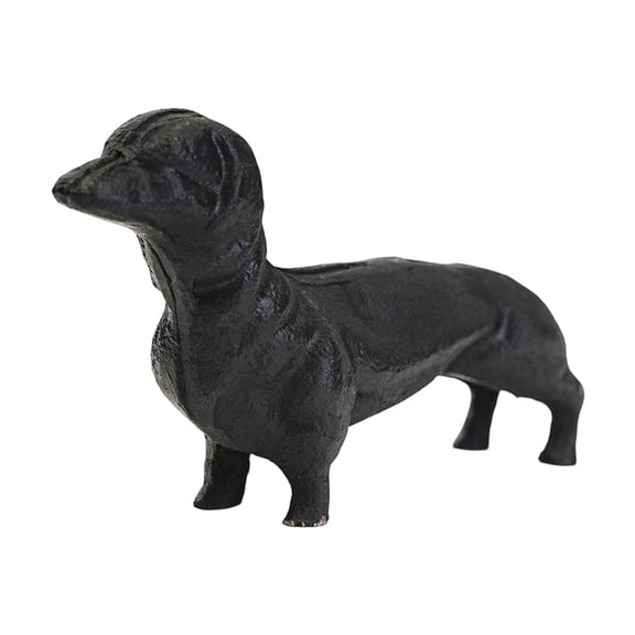 Cast Iron Dachshund Figurines Collectibles Gift Dachshund Tabletop Ornaments