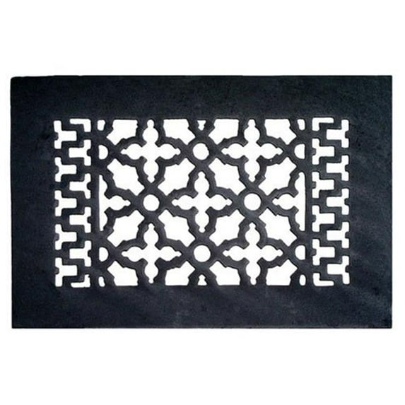 Cast Iron Decorative Air Register - Black
