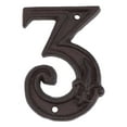 thumbnail image 1 of Cast Iron Decorative Door Numbers Metal Numbers DIY Door Address Number 3, 1 of 6