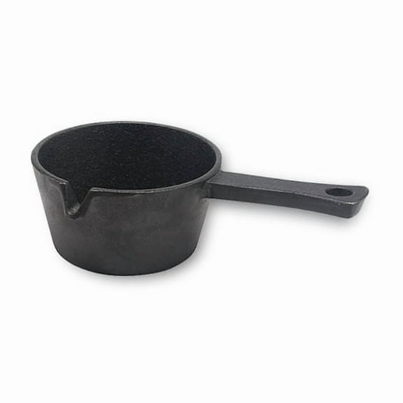 Cast Iron Dip Pan Mini Round Dip Pan for Outdoor BBQ Picnic 9.5cm