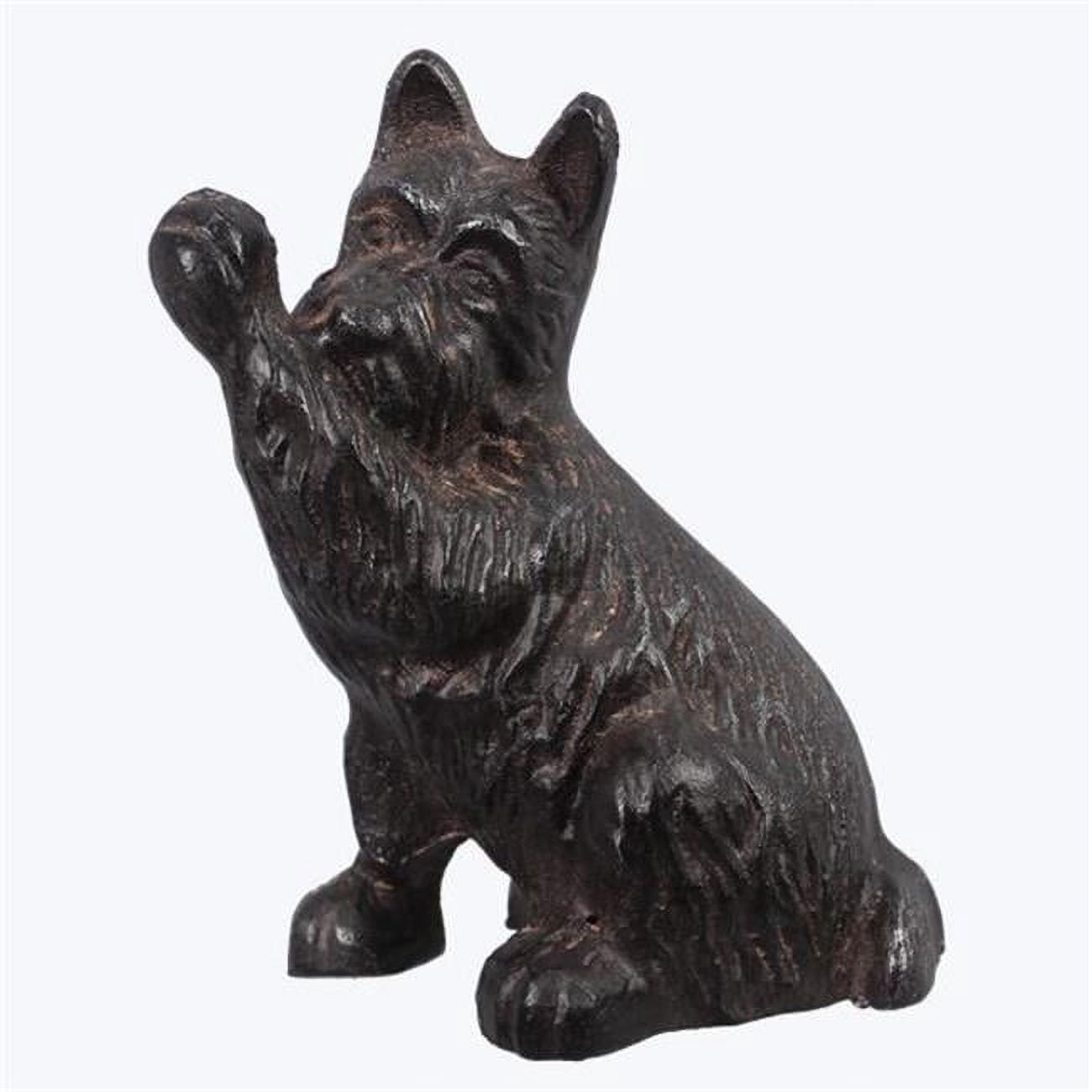DreamsEden Cast Iron Dog Door Stopper - Heavy Duty Sitting Puppy Wedge, Vintage Decor - View #4