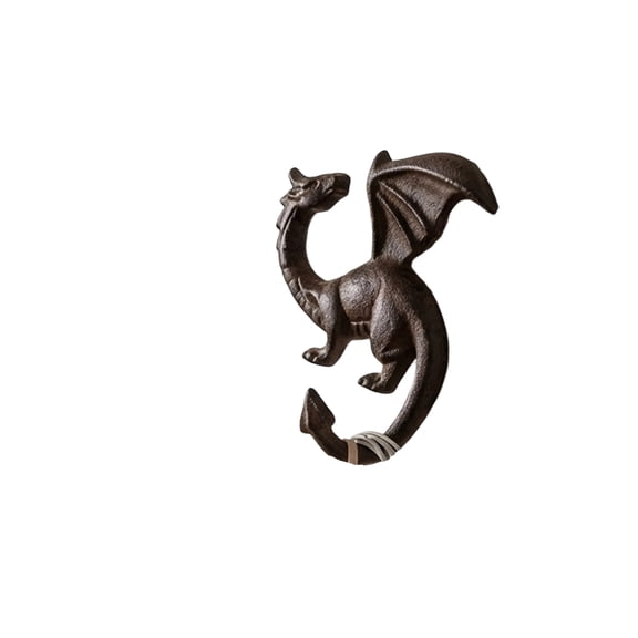 Cast Iron Dragon Wall Hook Metal Dragon Coat Hook Key Hook Wall Mounted Hook for Entryway Living Room Hallway Bathroom