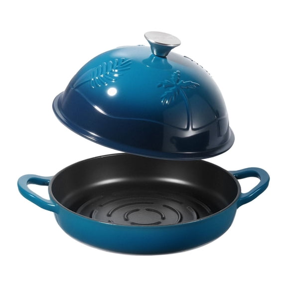 Cast Iron Dutch Oven, 5 Quart - Sourdough Bread Baking Pot - Heavy Duty Enameled Cookware with Lid & Handles - Oven & Induction Compatible up to 500F - Roasting