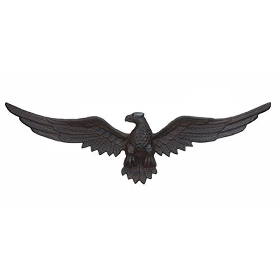 Cast Iron Eagle Plaque Garden Patio Decor New Home Wall Hanging