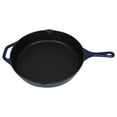 Cast Iron Enameled Cookware (Skillet 10", Blue)
