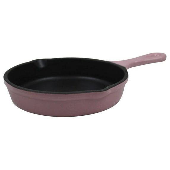 Cast Iron Enameled Cookware (Skillet 5", Himalayan Salt)